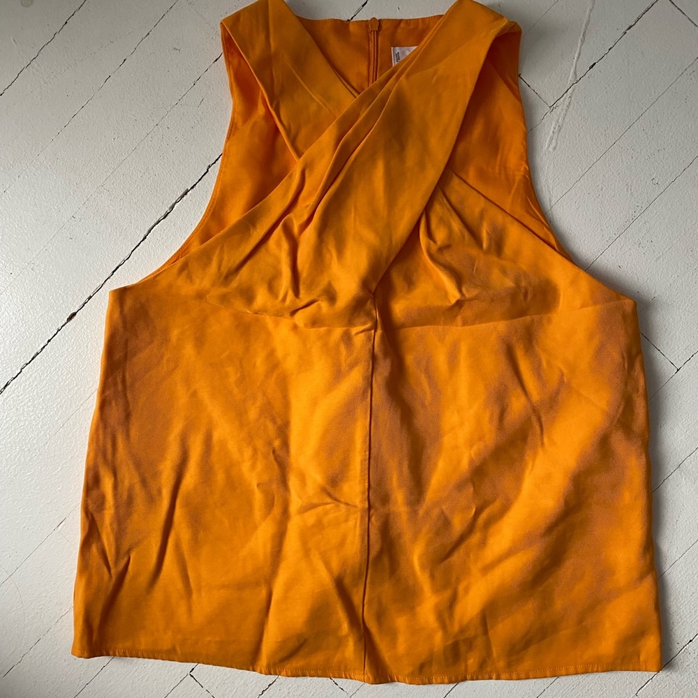 Mango Crossover Top in Orange size Medium